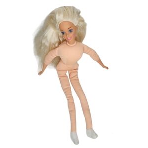 Vintage Mattel Bedtime Barbie 1994 yellow